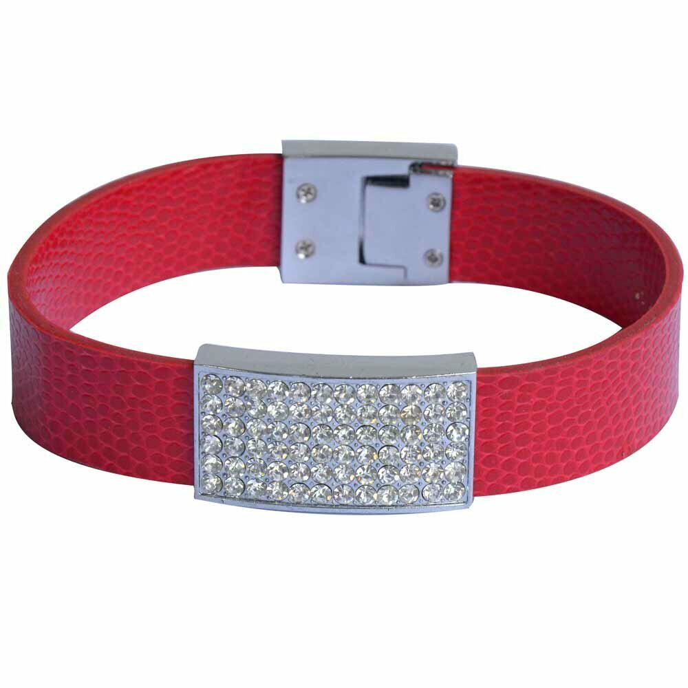 Dog Collar - DoggyDolly Jewellery Collar Camilla Red