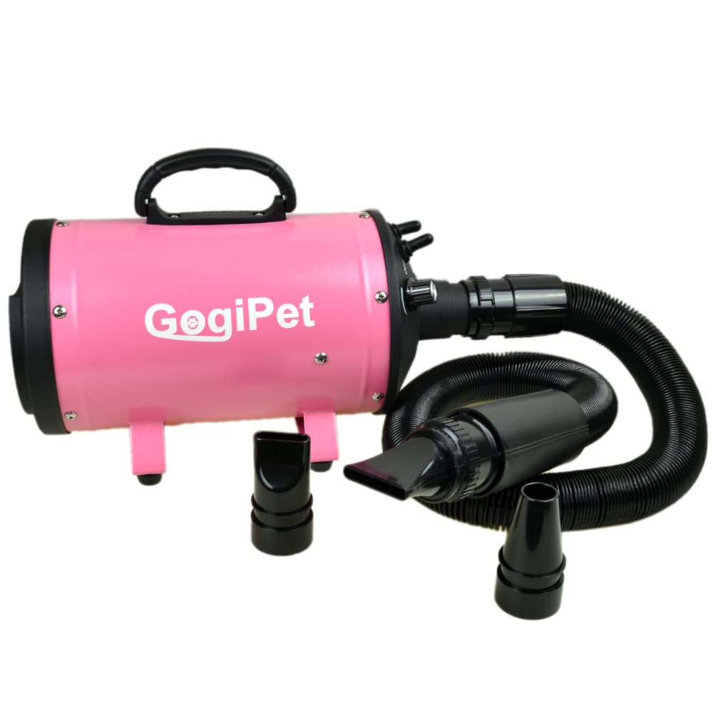 GogiPet pet dryer Poseidon pink - variable speed and heating