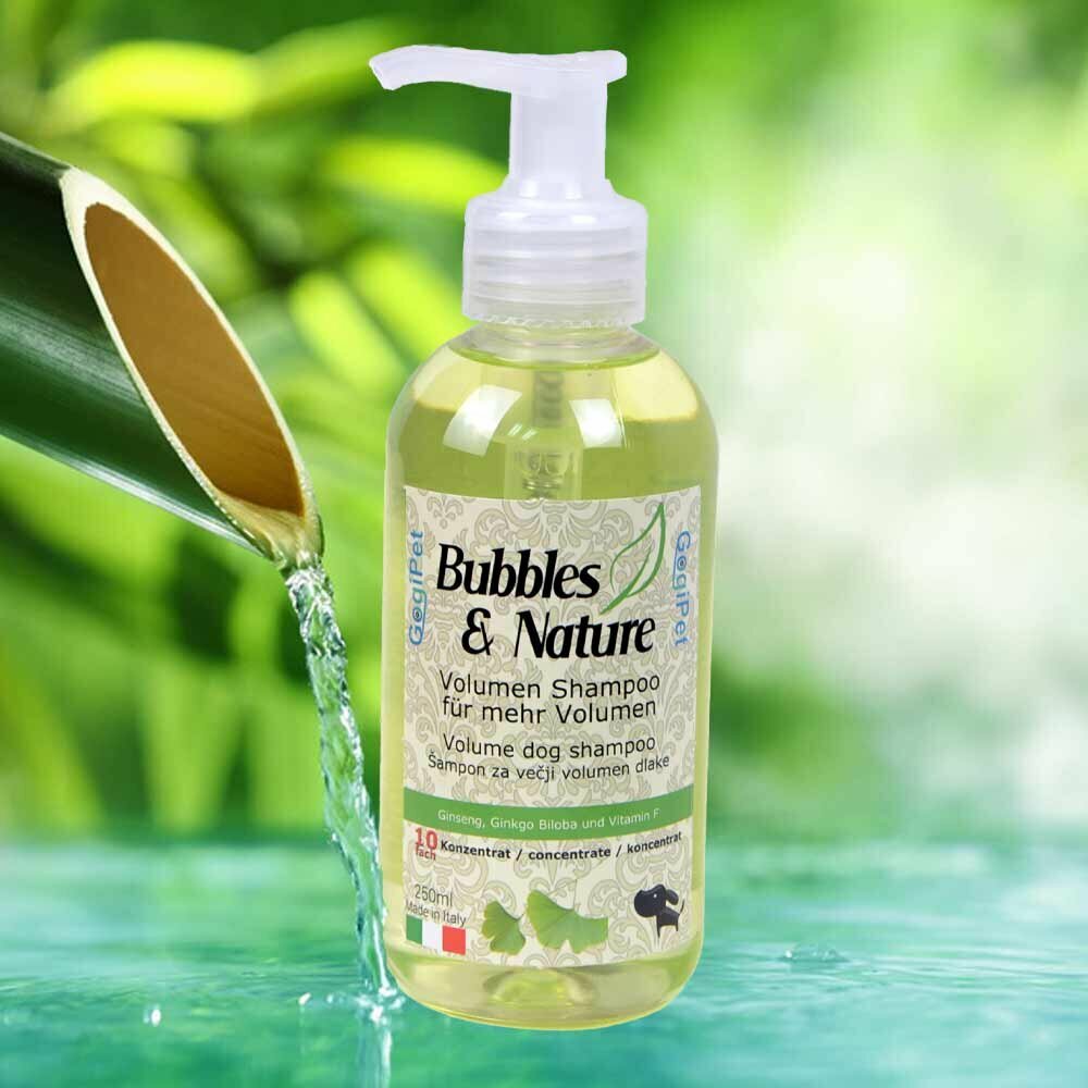 GogiPet Bubbles & Nature Volume dog shampoo for poodles, spitz and Co
