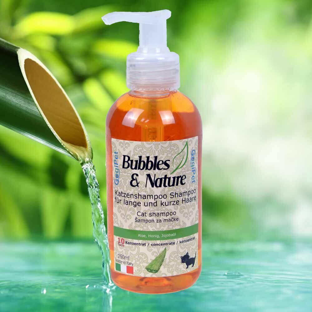 Bubbles & Nature cat shampoo for shorthaired and long-haired cats