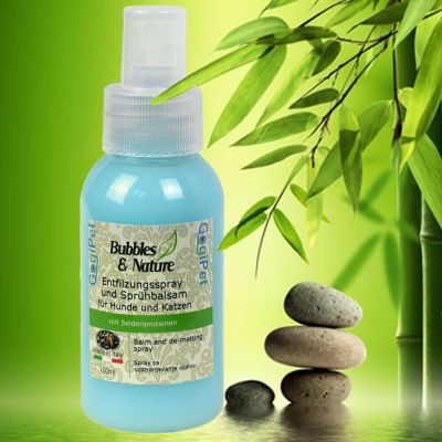 Bubbles & Nature detangling spray and spray balm for cat and dog care