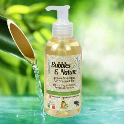 GogiPet Bubbles & Nature dog shampoo for apricot, red and brown dogs